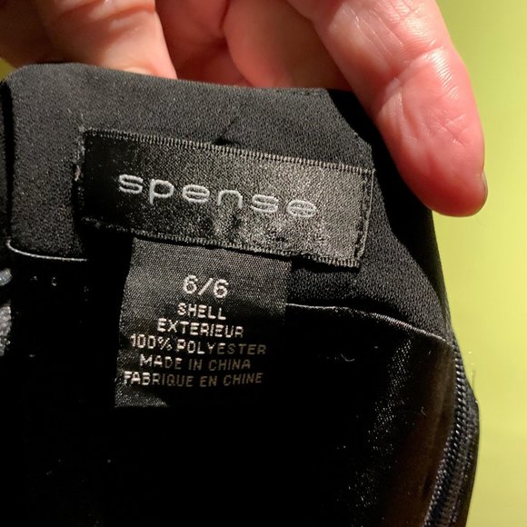 Dress, Under knee, Black, Size 6, Full lining, Sleeveness. Details. - Picture 6 of 10